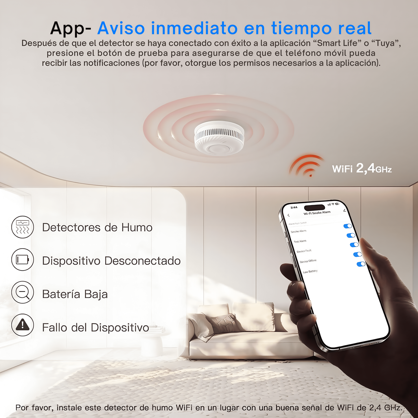 DETECTOR DE HUMO INTELIGENTE